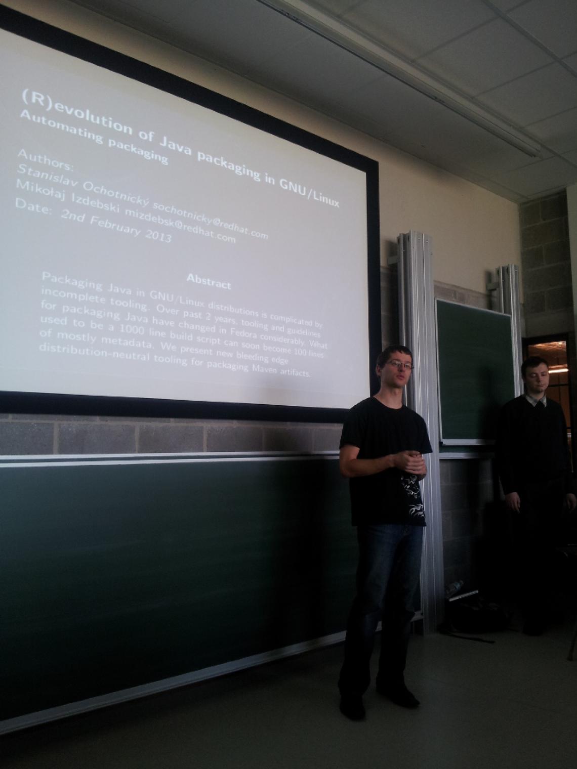 A talk at FOSDEM