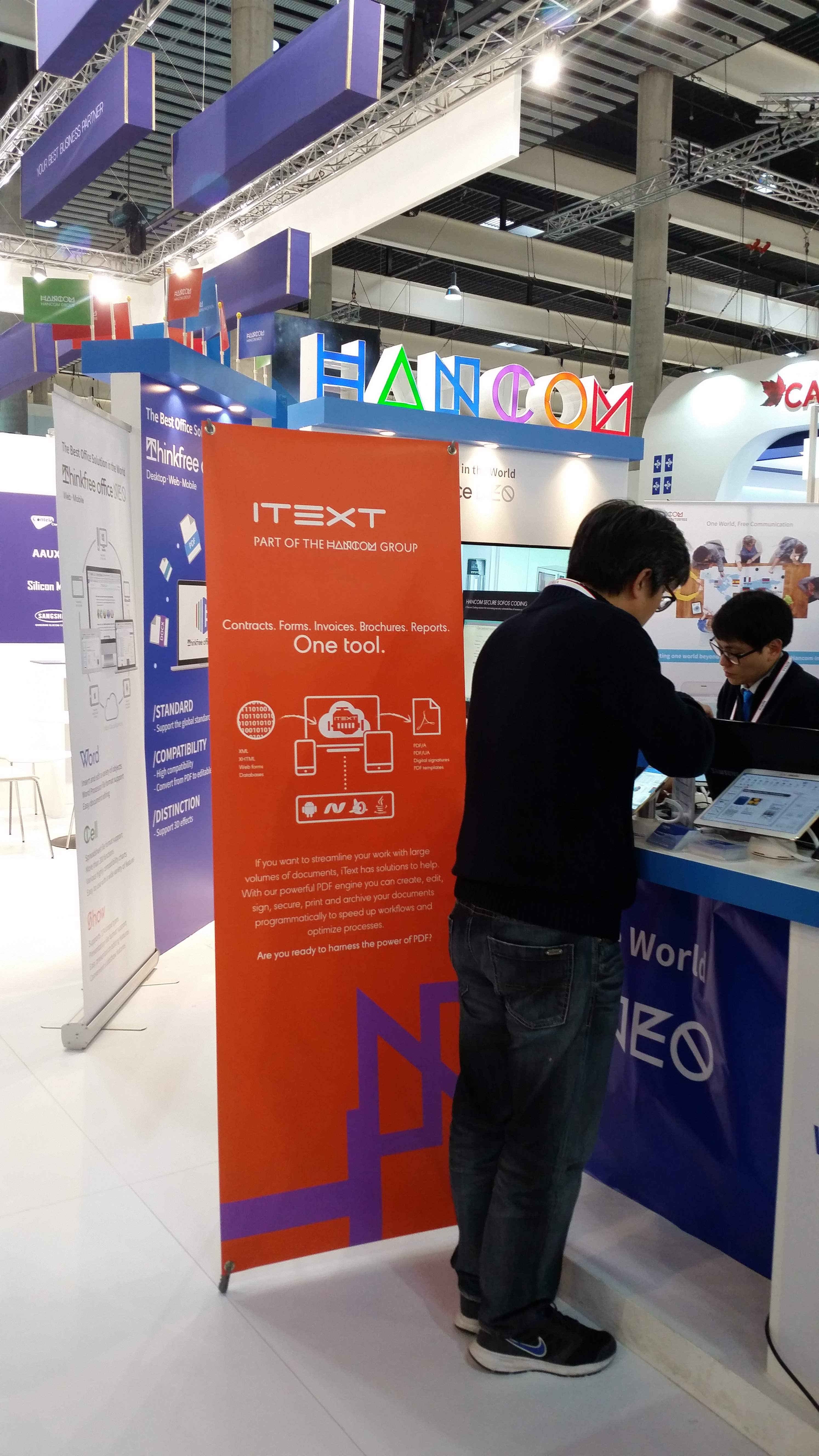iText - Thinkfree - Hancom booth