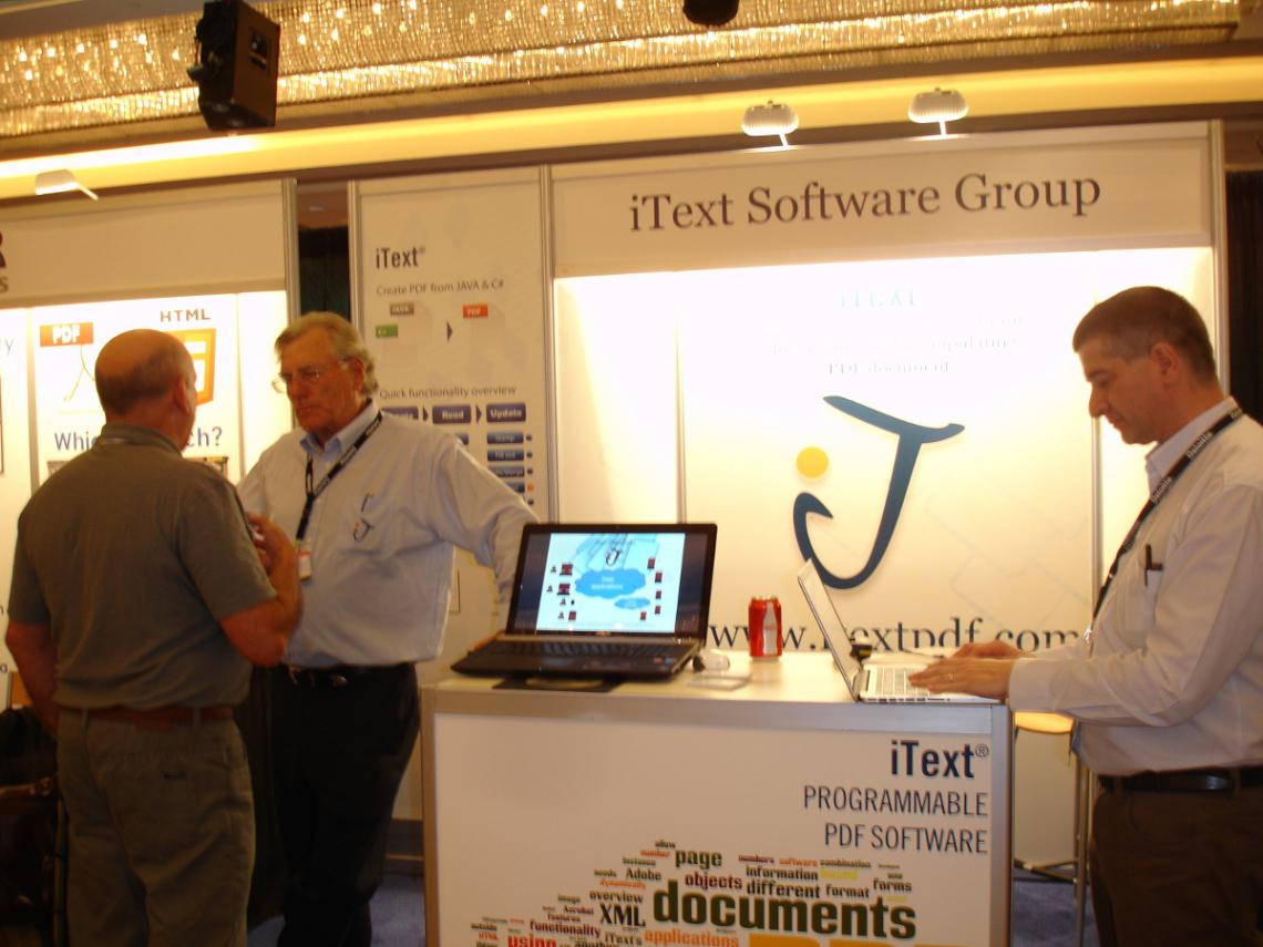 iText crew at JavaOne 2012