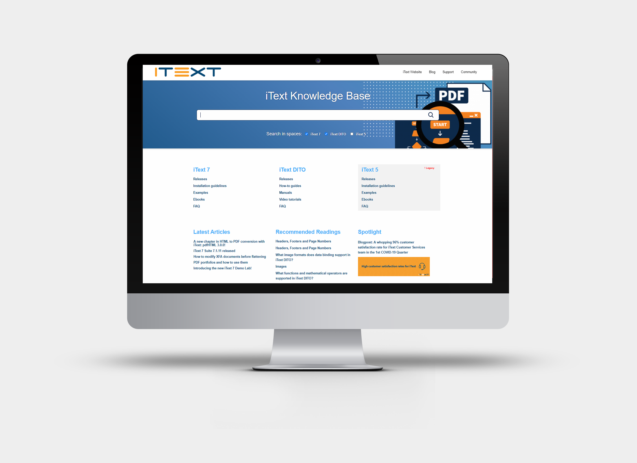 iText Knowledge Base