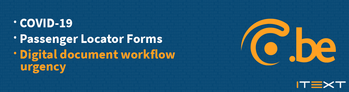 Passenger Locator Form COVID-19 digital document worklow