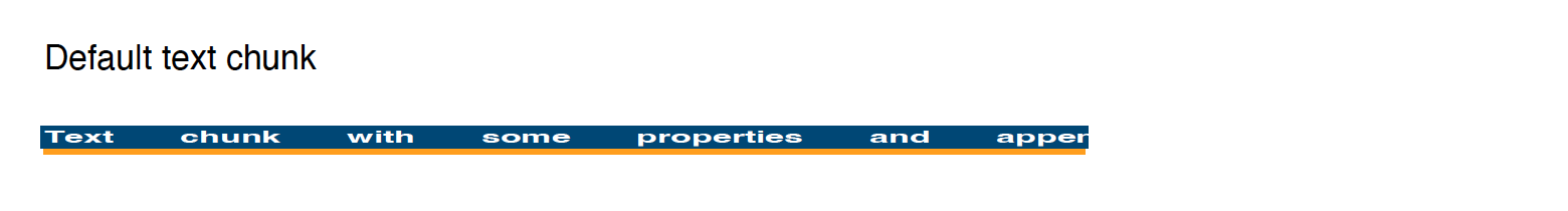 Figure 1: The result of our Chunk example.