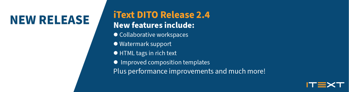 iText DITO release 2.4
