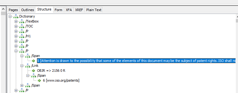 RUPS screenshot of the structure viewer