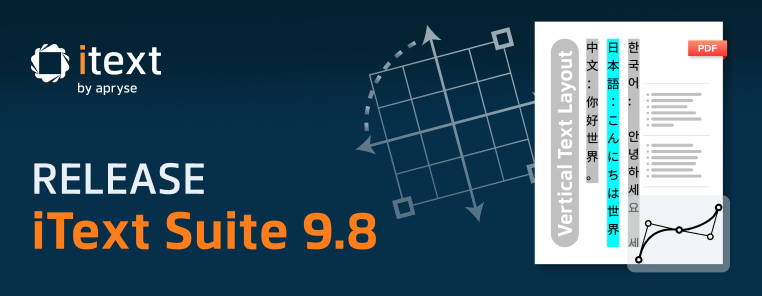 iText Suite 9.8 release