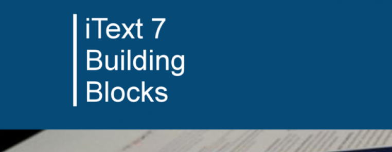 eBook cover iText 7 Building Blocks