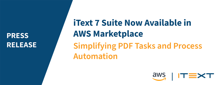 teaser image iText 7 AWS